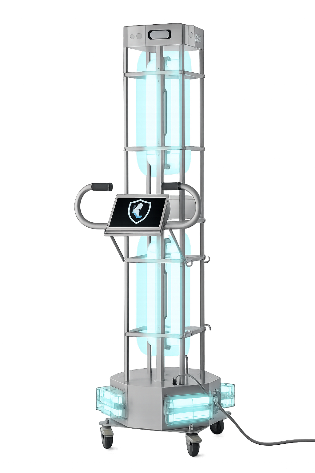 Solar Flare Medical-Grade UV-C Sterilization Tower – 360° Surface & Air Disinfection