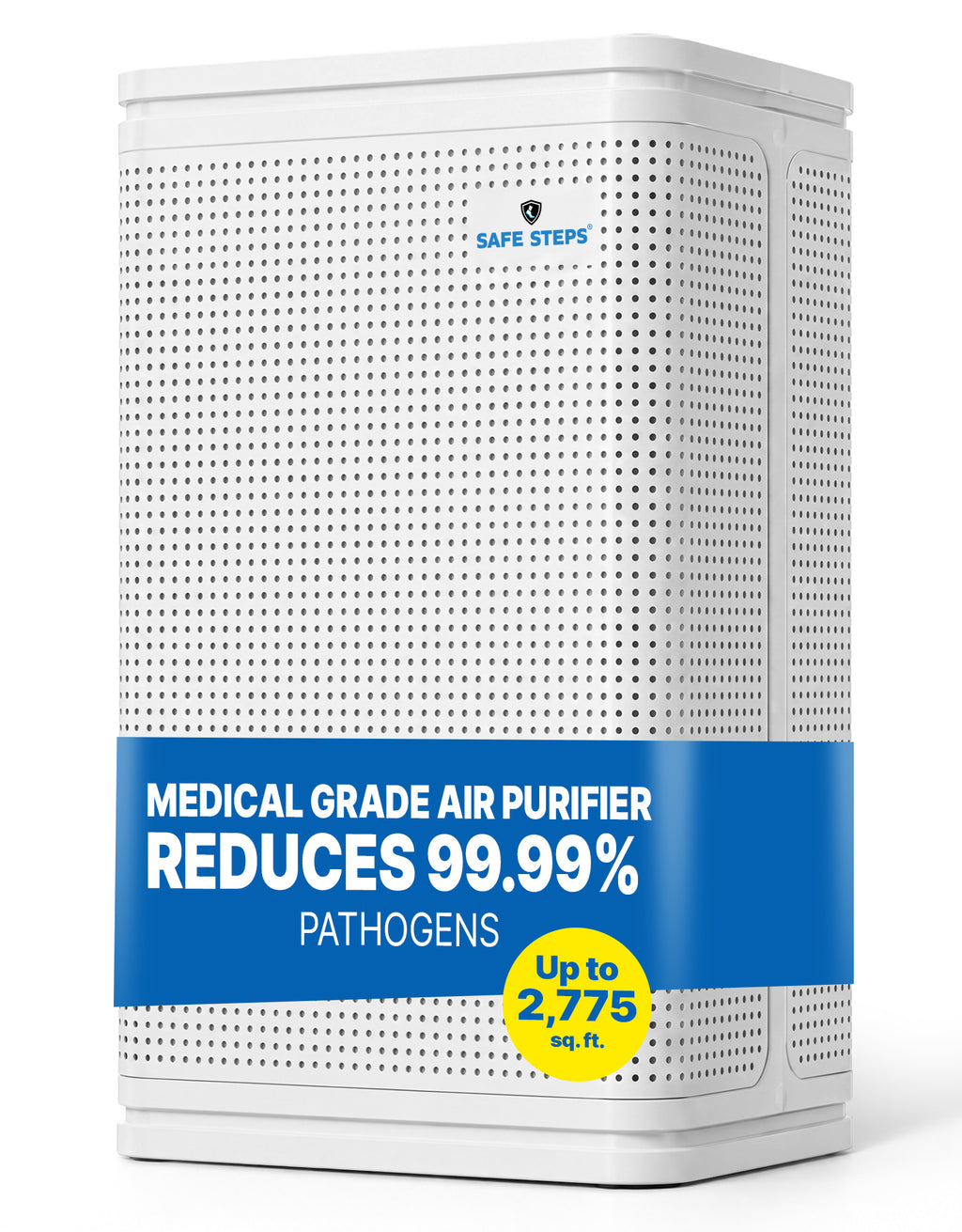 Aura Storm FDA 510(k) Cleared Class II Medical-Grade Device - Dual UV-C HEPA Air Purifier – 9-Stage Filtration, Up to 2,775 sq. ft.