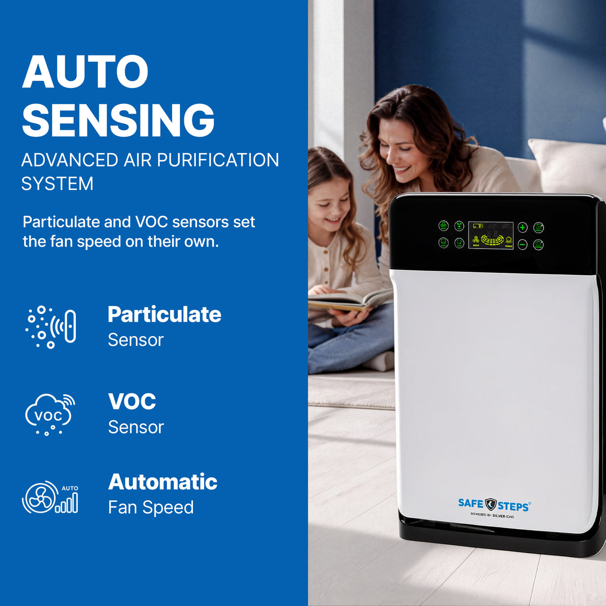 Aura Wind UV Air Purifier - 5-Stage Filtration, Up to 1,350 sq. ft.